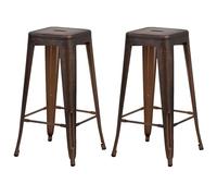 Totò Piccinni Sgabello Industry in Metallo Design Industriale (Bronzo, 2 Sgabelli)