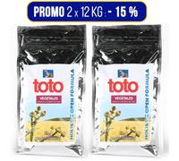 Toto PROMO 2 x 12 Kg Holistic Open Formula Vegetales per Cani (€ 73,78 A SACCO)