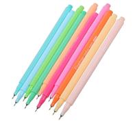 Totority 10 Pezzi Penne per Hand Lettering e Scrapbooking, Pennarelli Colorati in Plastica, Set per Appunti e Disegno, Uso Scuola e Ufficio, Leggero e Comodo