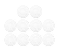 Totority 10 Pezzi Tappo Protezione in Plastica Trasparente per Pedale Effetto Chitarra Elettrica, Copri-pedali Accessori per Strumenti Musicali, Topper Unghia Piede Chitarra per Uso