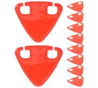 Totority 10 Triangoli Riflettenti per Bicicletta, Catarifrangenti ad Alta | Catarifrangente per bicicletta da utilizzare di notte, segnale riflettente per ciclismo, design a clip, si fissa al telaio