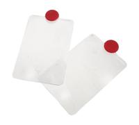 Totority 2 Pezzi Lente D'ingrandimento Portatile 3x in Plastica, Sottile e Trasparente, per Leggere Testi Piccoli e Uso Comodo