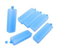 Totority 6 Pezzi Blocchi di Ghiaccio Riutilizzabili per Condizionatori e Ventilatori, Contenitori Portatili per Ghiaccio Refrigerante, Impacchi Freddi Compatti per Refrigeratori e