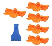 Totority 6 Pezzi Set di Sacchetti per Calci di Rigore Oxford e Acciaio, Visibilità Elevata e Riduzione Rischi Infortuni, per Allenamento di Giovani e Adulti