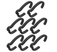 Totority 8 Pezzi Set in Plastica e Nero di Accessori Fermacavo Ellittico Previene L'affaticamento del Cavo Migliora la Stabilità per Rollator e Sedia a Rotelle per Anziani