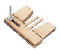 Totority Attrezzi da Ormeggio in Legno per Modellismo Navale, Strumento Fisso Compatto per Kit di Modelli di Imbarcazioni in Legno Display Scala Integrato, Accessori per Modellismo Velico