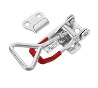 Totority Chiavistello per Porta Trailer in Acciaio Argento Heavy Duty, Accessorio per Rimorchi Resistente per Sostituzione, Chiusura Robusta e Funzionale