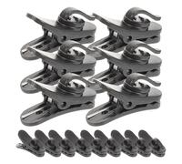 Totority Clip per Microfono 15 Pezzi in Plastica, Morsetto di Gestione Cavi per Auricolari e Filo Microfono, Clip Piccola e Leggera per Abbigliamento, Fissaggio Stabile per Riunioni