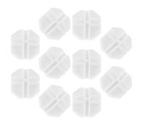 Totority Connettori Design a Scanalatura in Plastica per Organizer Armadio 10 Pezzi e Facile Pulizia per Scarpiera e Mobiletti da Interno