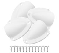 Totority Coperture Ventilazione Barca Piccole in Plastica e Metallo Resistente con Viti Protezione Cavi e Sfiato Aria per Yacht e Speedboat