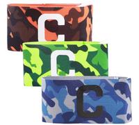 Totority Fascia da Leader Calcio Regolabile Set da 3 in Nylon Elastico Multifunzionale Resistente per Sport All'aperto Calcio