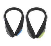 Totority Luci Clip per Scarpe da Corsa Notturna, 2 Pezzi Color Verde e Blu, Impermeabili e Leggere, per Jogging, Ciclismo e Camminata all’Aperto