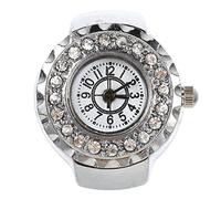 Totority Orologio Ad Anello Orologio Digitale Con Anulare Orologi Ad Anello Dito L'orologio Suona Per Anello Orologio? Oro Glitter Squillo Cristallo Donna Acciaio Inossidabile Anello D'oro
