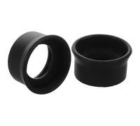 Totority Protezione oculare in gomma per microscopio, schermo protettivo per gli occhi, diametro esterno 31-33 mm, set 2 pezzi, per binocoli e microscopi, utenti professionali e amatoriali