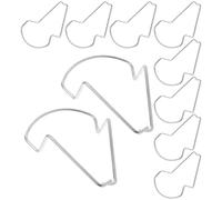 Totority Protezione per Lame Decespugliatore in Acciaio Set da 10 Pezzi, Ricambio per Tosaerba Elettrico, Accessorio Giardinaggio per Protezione Tagliabordi, Facile Installazione,