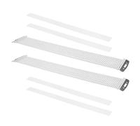 Totority Set Cinghie e Filo per Rullante Trasparente 2 Pezzi 4 Tiranti, Accessori per Batteria Tensione Regolabile, Riduzione Vibrazioni, Compatibile per Percussioni da Marcia e Uso