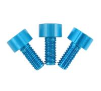 Totority Set di 3 Viti di Bloccaggio per Corde Chitarra Elettrica 11 Mm Colore Azzurro, Fermacorde per Ponte Tremolo, Kit Accessori per Riparazione Strumenti Musicali, per Musicisti