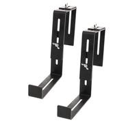 Totority Staffa per Fioriera in Ferro Nero Design a Sospensione Decorativa, Supporto per Vaso da Appendere su Ringhiere e Terrazze per Vasi Quadrati