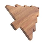Totority Tagliere per Formaggi a Forma di Albero di Natale in Legno Superficie Stabile e Bordi Lisci, la Cucina di Tutti i Giorni la Casa