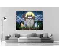 Totoro Il Mio Vicino Arte Murale Locandina Grande Formato A0 Stampa Grande