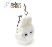 Totoro Small White Funwari Mini Borsellino Portamonete Studio Ghibli