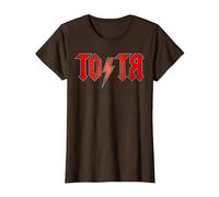 Totr Meme Russo Brainrot Estetica Maglietta, Donna, Marrone, 3XL