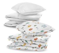 Totsy Baby Biancheria da letto per bambini 100x135 cm in cotone - Set per bambini con copripiumino e federa 40x60 cm con piumino e cuscino per lettino di bambino ragazzo e ragazza Oeko-Tex