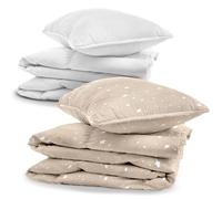 Totsy Baby Biancheria da letto per bambini 100x135 cm in cotone - Set per bambini con copripiumino e federa 40x60 cm con piumino e cuscino per lettino di bambino ragazzo e ragazza Oeko-Tex