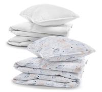 Totsy Baby Biancheria da letto per bambini 90x120 cm in cotone - Set per bambini con copripiumino e federa 40x60 cm con piumino e cuscino per lettino di bambino ragazzo e ragazza Oeko-Tex