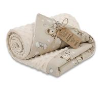 Totsy Baby Coperta Neonato Pile Coperta per tutto l'anno 100x75 cm Invernale - copertina minky cotone calda morbida coccolosa bimbi inverno - carrozzina bambini Oeko-Tex Giraffa