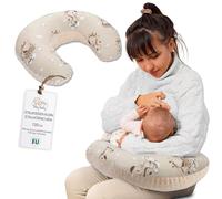 Totsy Baby Cuscino allattamento e gravidanza Basic 130 cm - cuscini neonato per allattare e dormire accessori per mamma y bebe lavabile e multifunzione Oeko-Tex Giraffe