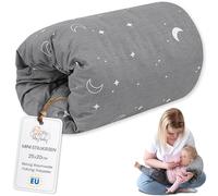 Totsy Baby Cuscino allattamento per bebe 20 cm - Cuscini a manica o a bracciale per l'alimentazione neonato piccolo cuscinetto per bambini o bambina Oeko-Tex Lune