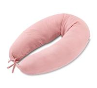 Totsy Baby Cuscino gravidanza 190cm - Supporto per dormire sul fianco e alleviare la schiena Lungo per letto matrimoniale o singolo Perfetto per il relax in maternità forma a C Mussola Oeko-Tex