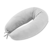 Totsy Baby Cuscino gravidanza 190cm - Supporto per dormire sul fianco e alleviare la schiena Lungo per letto matrimoniale o singolo Perfetto per il relax in maternità forma a C Mussola Oeko-Tex