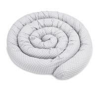 Totsy Baby Cuscino per dormire laterale Cuscino per il corpo 200 cm Cotone - cuscino per dormire lungo cuscino per collo cuscino per dormire sul lato Pois su grigio