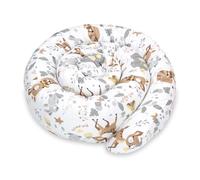 Totsy Baby Cuscino per dormire laterale Cuscino per il corpo 300 cm Cotone - cuscino per dormire lungo cuscino per collo cuscino per dormire sul lato Oeko-Tex Cervo