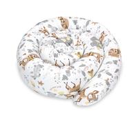 Totsy Baby Cuscino per dormire laterale e per il corpo 200 cm - Cotone Cuscino lungo Decorazione per cameretta bambina e bambino Oeko-Tex Cervo