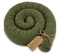 Totsy Baby Cuscino per dormire laterale e per il corpo 300 cm - Bou uscino lungo Decorazione per cameretta bambina e bambino certificato Oeko-Tex Verde Oliva