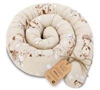 Totsy Baby Cuscino per dormire laterale e per il corpo 400 cm - Cotone Cuscino lungo Decorazione per cameretta bambina e bambino Oeko-Tex Giraffe