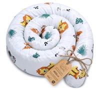 Totsy Baby Cuscino per dormire laterale e per il corpo 400 cm - Cotone Cuscino lungo Decorazione per cameretta bambina e bambino Oeko-Tex Safari