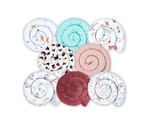Totsy Baby Cuscino per dormire sul fianco, cuscino per il corpo del serpente, cuscino lungo 150 cm, cuscino per dormire, cuscino per il collo, variante casuale certificato Oeko-Tex