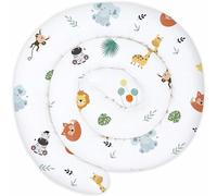 Totsy Baby Cuscino XXL a Forma di Serpente per Letto, Cuscino da Allattamento, Cuscino Decorativo, Protezione per Il Bordo del Letto, paracolpi XL Safari 300 cm Certificato Oeko-Tex