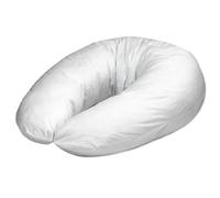 Totsy Baby Imbottitura per Cuscino allattamento e gravidanza 165cm - Guanciale laterale corpo per dormire sul fianco Supporto il relax Ideale per maternità e futuro mamme Forma C Bianco Oeko-Tex