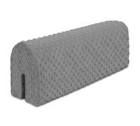 Totsy Baby Paracolpi lettino neonato antisoffoco 50 cm - Protezione schiuma per lettino fasciatoio e culla per i bordi del letto o della culla per bambini da 1 a 3 anni Grigio