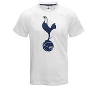 Tottenham Hotspur FC, maglietta ufficiale da uomo con stemma, Uomo, White, S