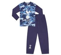 Tottenham Hotspur Football Club - Pigiama lungo mimetico per ragazzi, Blu, 14-15 Years