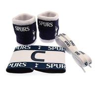 Tottenham Hotspur Hy-PRO - Set di Accessori con Licenza Ufficiale F.C., Lacci per Scarpe, Fasce per Il Sudore, Fascia da Capitano, Merchandising, Ottima Idea Regalo per Calcio