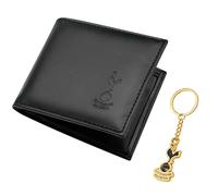 Tottenham Hotspur Set di accessori per tifosi del F.C. Sports con scomparti per carte di credito e tasca per monete, accessori per tifosi - regalo per uomini, Nero , Taglia unica, Moderno