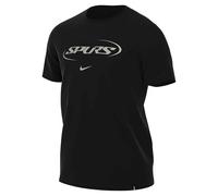 Tottenham Hotspur Wordmark Nike, Maglietta da Calcio da Uomo, Nero, HV8126-010, L
