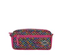 Totto - Astuccio Piccolo per la Scuola, Modello Laus, Misure 12 x 23,5 x 7,5 cm, Scomparto Principale e Tasca Frontale con Cerniera, Pratico e Resistente, Stampa Multicolor